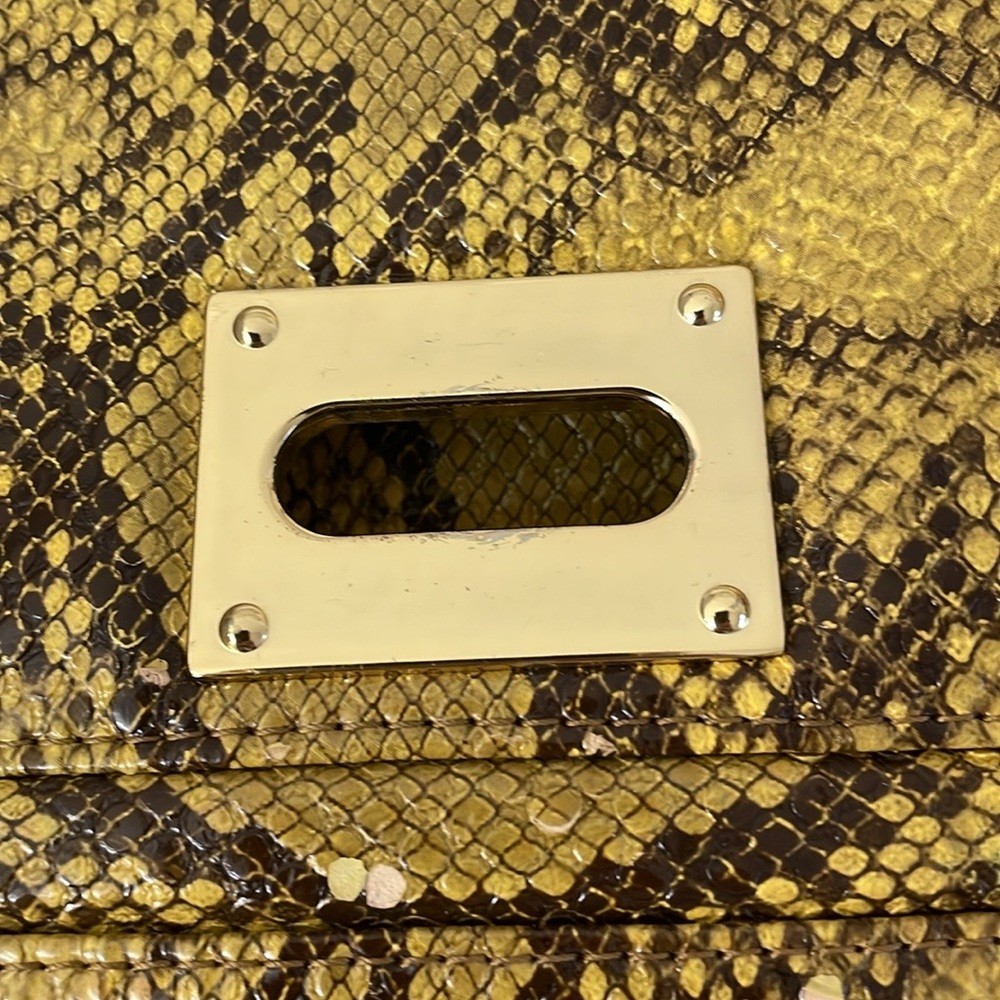 Steve Madden Python-Style Bag | Gold - image 7